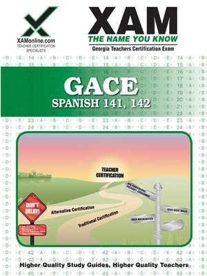 cover image of GACE Spanish 141, 142